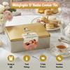 Vicenzi Millefoglie Assorted Filled Puff Pastry Cookies Gift Tin 390g for Mothers Day Gifts - 4 Flavors Chocolate, Milk Cream, Raspberry, Apricot Vanilla Italian Biscuits, Great Gifts for Mums view 2