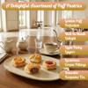 Vicenzi Millefoglie Assorted Filled Puff Pastry Cookies Gift Tin 390g for Mothers Day Gifts - 4 Flavors Chocolate, Milk Cream, Raspberry, Apricot Vanilla Italian Biscuits, Great Gifts for Mums view 3