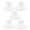 JEWEDECO 5pcs Silicone Seal Plug Sealing Plug for Lids 0.59x0.59x0.39in Round Silicone Leak Stopper Good Sealing Effect for Lunch Box Lid Take Food view 1