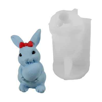 Easter Hare Eggs Silicone Molds Food Grade Silicone Baking for Resin Casting Soap Chocolate Soap Mold