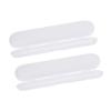 FUOYLOO 2Pcs Plastic Thermometer Storage Case Lightweight Mouth Thermometer Cover White Travel Case for Storing and Carrying view 1