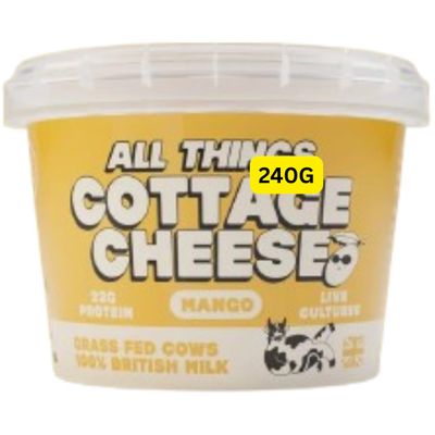 Cottage Cheese Mango 240g with 22g of protein Allthings (1x240g)
