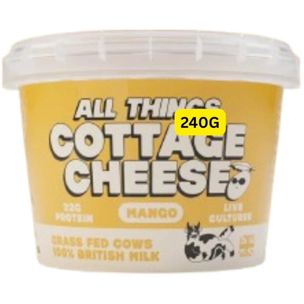 Cottage Cheese Mango 240g with 22g of protein Allthings (1x240g)