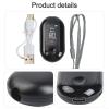 Compact Non Contact Breathalyzer, Digital Electronic Tester With HD LCD Screen And Intelligent Buzzer, 2-3cm Detection Range, USB-C Charging, Black view 2