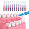 20pcs Interdental Brush Floss Sticks Tooth Head Toothpick Cleaning for Plaque Removal(Red) view 4