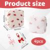 2-Pack Sanitary Pad Storage Bag with Keychain Cute Period Pouch for Women, Tampon Holder & Menstrual Pads Organiser Compact Period Bag for Girls view 2