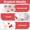 2-Pack Sanitary Pad Storage Bag with Keychain Cute Period Pouch for Women, Tampon Holder & Menstrual Pads Organiser Compact Period Bag for Girls view 3