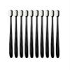 5/10Pcs Ultra-fine Soft Toothbrush Bristle Adult Tooth Brush Deep Cleaning Portable Travel Oral Care(10PCS-Black Flat) view 1