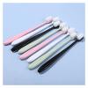 5/10Pcs Ultra-fine Soft Toothbrush Bristle Adult Tooth Brush Deep Cleaning Portable Travel Oral Care(10PCS-Black Flat) view 2