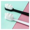 5/10Pcs Ultra-fine Soft Toothbrush Bristle Adult Tooth Brush Deep Cleaning Portable Travel Oral Care(10PCS-Black Flat) view 3