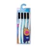 Large Long Head Adult Manual Toothbrush Soft Hair Comfort Grip Effective Teeth Cleaning Brush(Black bristles) view 1