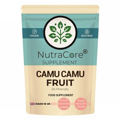 Camu Camu 6000mg 90 Vegan Capsules Natural Vitamin C UK Made Formula