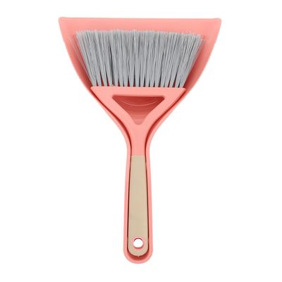 Tofficu Mini Broom and Dustpan Set Cleaning Brush Odor-resistant Plastic with Hanging Holes for Everyday Cleaning