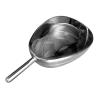 ALCXAZS Large Capacity Bed Pan Stainless Steel Bedpan with Handle Sturdy and Thickened Essential for Elderly Home Mobility Needs Stainless Steel Chamber Pot Sturdy Toilet Bowl, Without Lid view 1