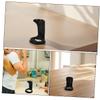 1pcs Men Shaving Brush and Holder Stand Compact and Portable Beard Grooming Tool Organizer Plastic Shave Rack for Easy Storage and Cleaning view 3