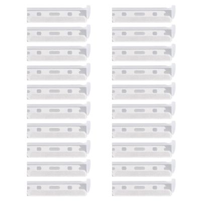 20pcs Replacement Blades for Tweezerman Facial, Stainless Steel Refills for Women Peach Fuzz Remover & Exfoliating Blades Smooth Radiant Skin