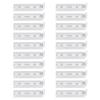 20pcs Replacement Blades for Tweezerman Facial, Stainless Steel Refills for Women Peach Fuzz Remover & Exfoliating Blades Smooth Radiant Skin view 1