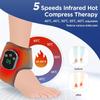 2026 New Footrenew Triple Method Massager, Heated Ankle Wrap with 3 Vibration Modes and 5 Heat Levels, Cordless Electric Feet Massager, Thermal Ankle Brace for Neuropathy & Pain Relief (Black,1PC) view 3