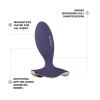 LELO Surfer 2 - App-Controlled Vibrating Butt Plug, 6 Settings, Purple view 3