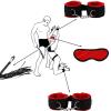 10 Piece Leather Training Multifunctional Combination Set, Including Feather Sticks And Hand Woven Ropes, Couple Gift D-7 Red view 3