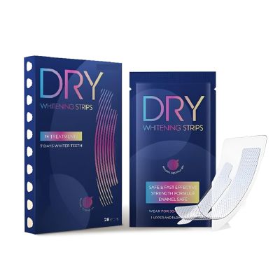 Dry-Adhesive Teeth Whitening Strips KitBrighten Your Smile with a Dry-Adhesive Design, no Residue, Easy to Use(4pcs)