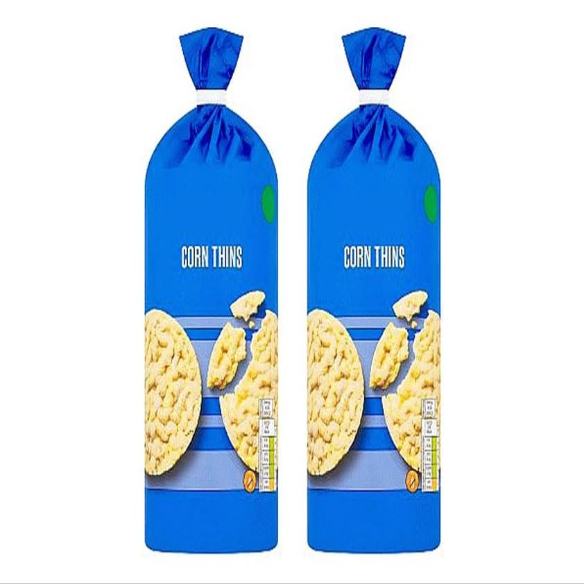 Corn Thins, 180g, Suitable for Vegetarians and Vegans,Pack Of 2