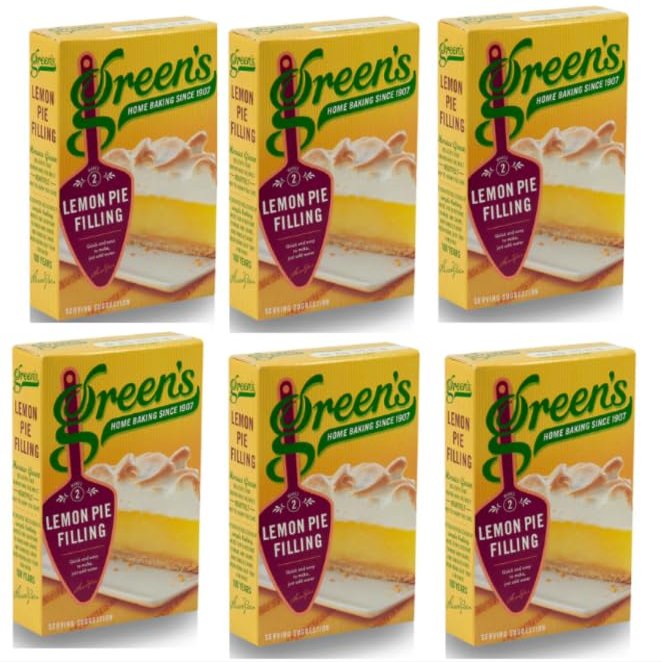 Green's Lemon Pie Filling, Home Baking Since 1927- (Pack of 6)