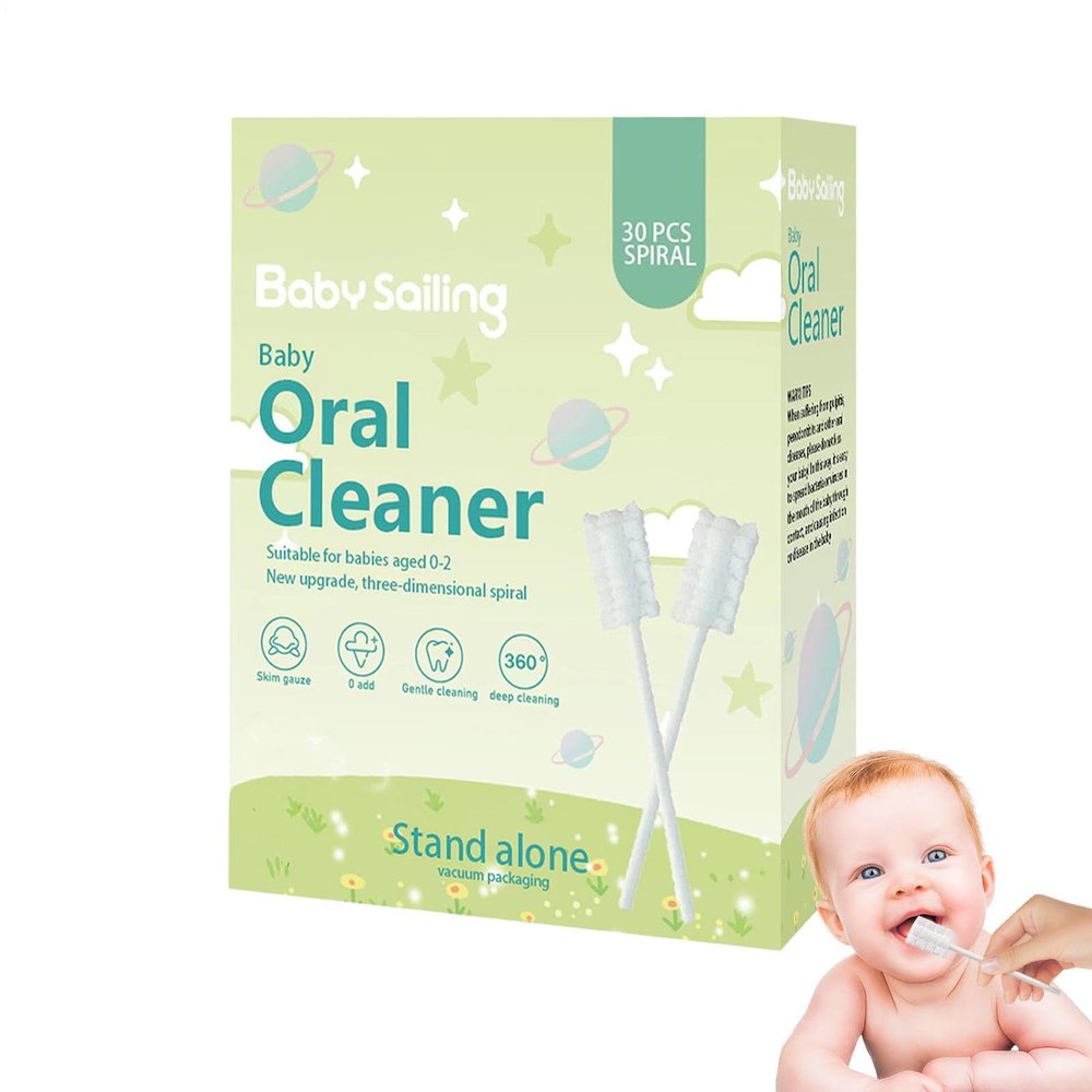 Gauze Toothbrush,Paper Handle Gauze Toothbrush - Safe Cleaning Accessory for Outdoors, Travel, and Home