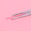 ASAKKURA Stainless Steel Flat Tip Tweezers with Heart Design for Precise Hair Removal and Makeup Application 24pcs Anti-Slip Eyebrow Clip Featuring Perfectly Aligned Tips view 3