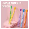 5 Pcs Multi Color Soft Bristle Toothbrush Couple Family Effective Cleaning view 4