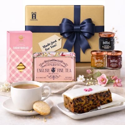 Hattie's Gifts Tea Lovers Gifts for Women, Afternoon Tea Hamper for 2
