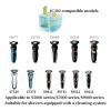 170ml Razor Cleaner JC301 JC302 Shaver Cleaning Liquid S5000 S6000 S7000 S8000 S9000 Series Fits Shavers with Cleaning System Compatible with Philips(2pcs) view 3