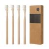 4Pcs Toothbrush 20000 High Bristle Count Micro-Extra Soft Bristles for Sensitive Teeth(4Pcs White) view 1