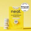 Neat Eco Dishwasher Tablets (120 Pack) Powerfully Plant Based, Plastic-Free Packaging for Sparkling Clean Dishes Natural Cleaning Solution view 2