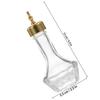 Ciieeo Glass Cocktail Mixer 30Ml Vintage Bitters Bottle with Golden Lid for Bartenders and Cocktail Garnish Preparation view 2