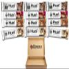 Huuel Complete Nutrition Bar Chocolate Variety Bundle 12 x 55g High Protein Plant-Based Snack Bars | Low Sugar, High Fibre, Vegan, Under 200 Calories