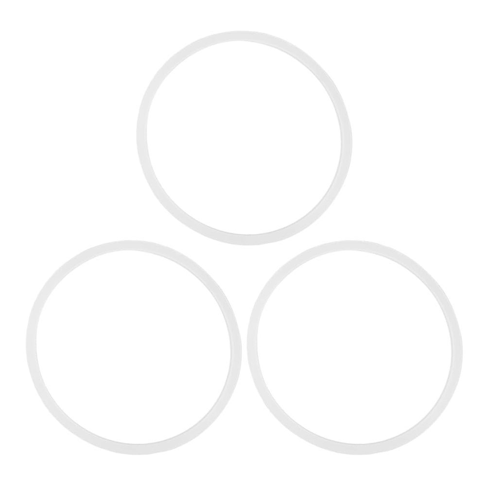 MAGICLULU Bento Lunch Box Silicone Seal Rings 3Pcs 12Cm Inner Diameter Microwave Safe Leakproof Gaskets for Food Containers