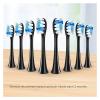 4/8/16pcs Electric Toothbrush HeadsCompatible for Fairywill P11 T9 P80(8BLACK) view 2