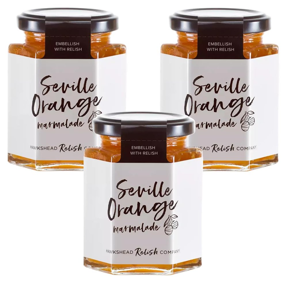 Hawkshead Relish Company - Seville Orange Marmalade - 215g - Pack of 3