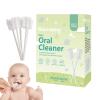 Gauze Toothbrush,Paper Handle Gauze Tongue Toothbrush - Three-Dimensional Texture Cleaning Tool for Travel, Home, and Outdoors view 1