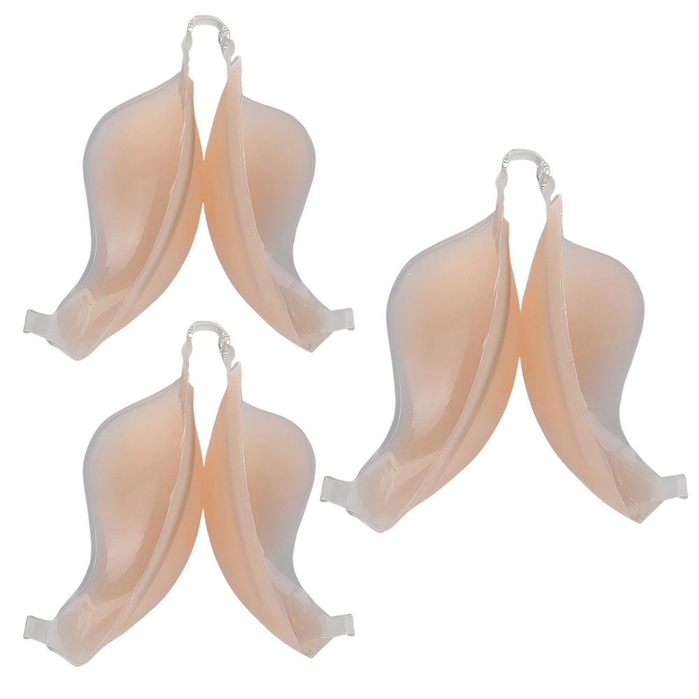 Women'S Invisible Bra, Silicone Nipple Cover, Breast Pasty With Underwire
