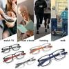 Progressive Multifocal Reading Glasses for Men and Women, Sporty Design Computer Readers, Flexible Anti-Blue Light Readers(Transparent/Gray,3.0x) view 2