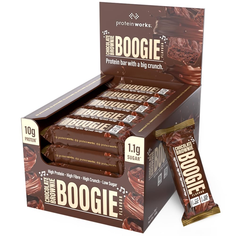 Protein Works | The Big Little Bar, 20 Pack, Chocolate Brownie Boogie