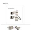10sets Eyeglasses Hinge 3mm 5mm 8mm Width Hinge Repair Broken Glasses Plastic Eyewear Replacement Accessories(HG0503 10sets) view 2