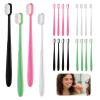 20 PCS Soft Bristle Toothbrush,Extra Ultra Soft Toothbrush for Adults and Children with 20000 Bristles Sterile Fiber,Micro-Nano Toothbrush for Adults,Sensitive Teeth and Gums(Black,White,Pink, Green)