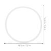 TOYANDONA Reusable Silicone Seal Ring Lunch Box Sealing Rings White Silicone Airtight Fit Elastic Seal Strip for Food Storage and Transport view 2