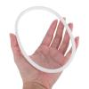 TOYANDONA Reusable Silicone Seal Ring Lunch Box Sealing Rings White Silicone Airtight Fit Elastic Seal Strip for Food Storage and Transport view 4