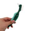 Amosfun Denture Cleaning Brush and Pp Handle Hard Bristle Double Sided 2pcs with Nylon Bristles Toothbrush for False Teeth and Dentures Suitable for Daily Use and Travel view 4