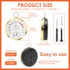 Alongen Sauna Thermometer, Hygrometer Professional Wall/Lanyard Mounted Indoor Mechanical Temperature Humidity Gauge for Steam Sauna Room view 2