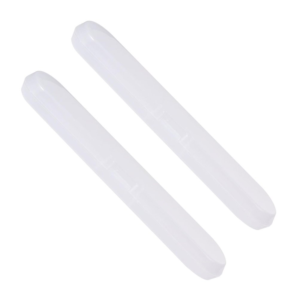 UTHCLO 2pcs Box Thermometer Digital Thermometer Storage Box Small Lightweight Plastic Material White for Travel Use